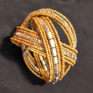 Glass & Plastic beaded Bracelet